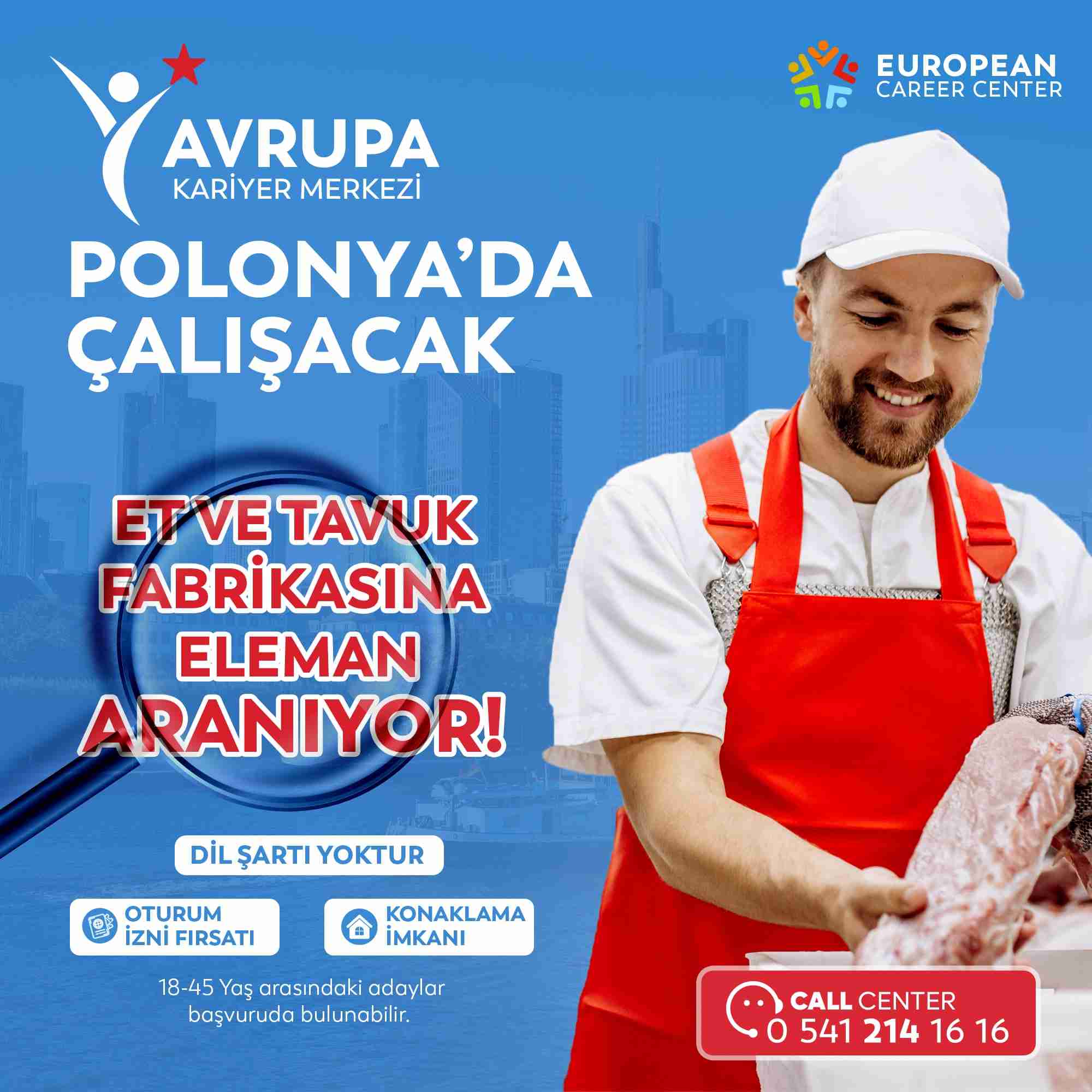 Et ve Tavuk Fabrikası Yurtdışı İş İlanı